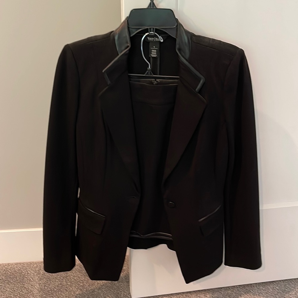 Suit jacket with matching skirt